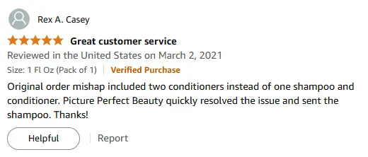 My Shampoo Savior After Order Mix-Up