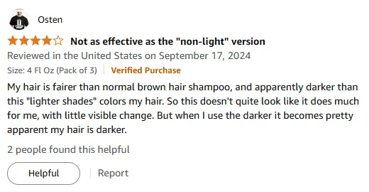 I Found This Shampoo's Color Effect Surprisingly Effective