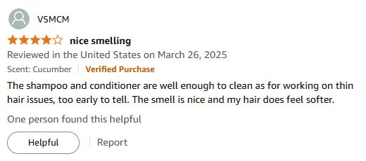 My Thin Hair Feels Softer with This Shampoo