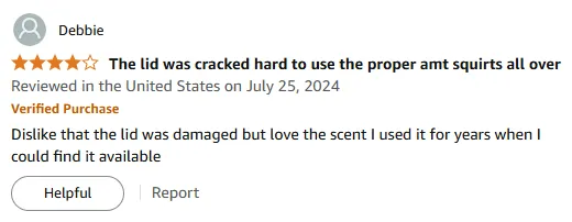 I Love This Shampoo's Scent Despite Lid Issue