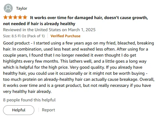 I Revived My Damaged Hair with Protein Shampoo