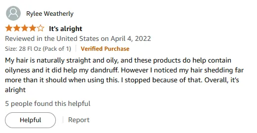 My Shampoo Review: Oily Hair and Dandruff Control