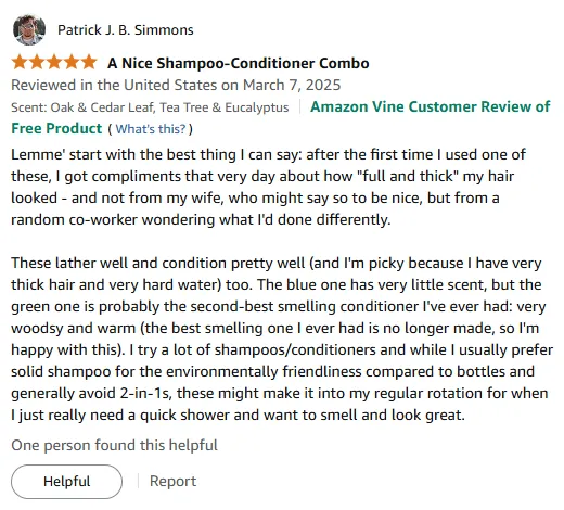 My Hair Looks Full and Thick with This Shampoo