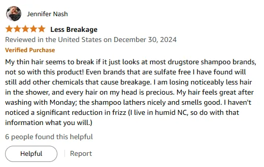 I Love This Shampoo for Thin Hair & Less Breakage