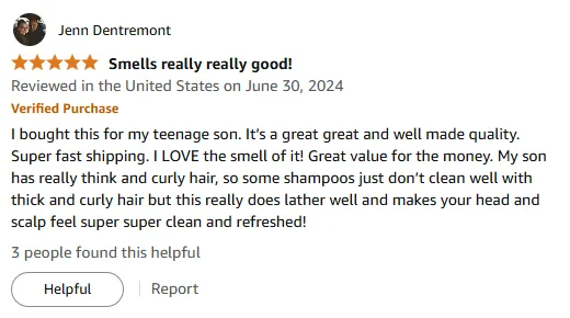 I Love This Shampoo for Thick Curly Hair