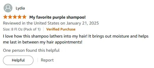 My Shampoo Lathers Richly for Moisturized Hair