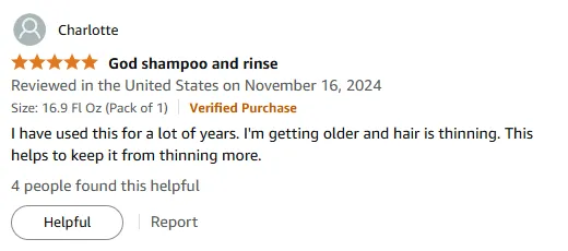 My Shampoo Stops Thinning Hair Effectively