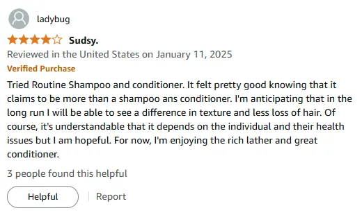 My Routine Shampoo Review: Less Hair Loss, Better Texture
