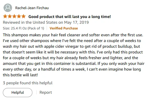 My Hair Feels Cleaner and Softer with This Shampoo