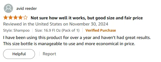 My Shampoo Review: Economical but Poor Results