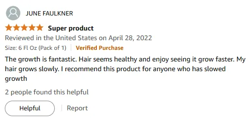 My Fast Hair Growth Shampoo Success