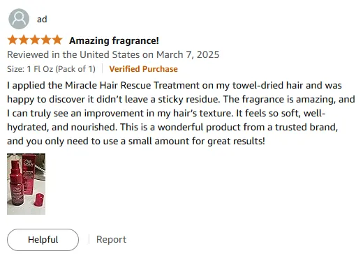 I Love Miracle Hair Rescue: No Residue, Soft Hair