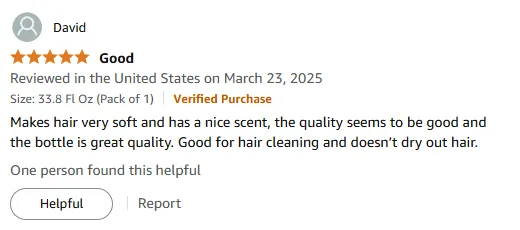 My Shampoo Review for Soft Hair and Great Scent
