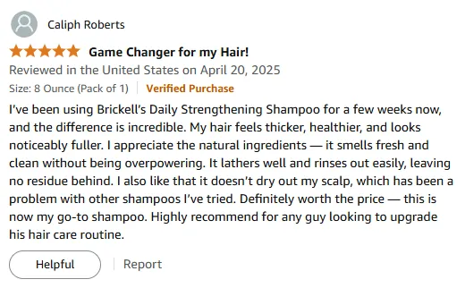 My Brickell Shampoo Review: Thicker, Healthier Hair