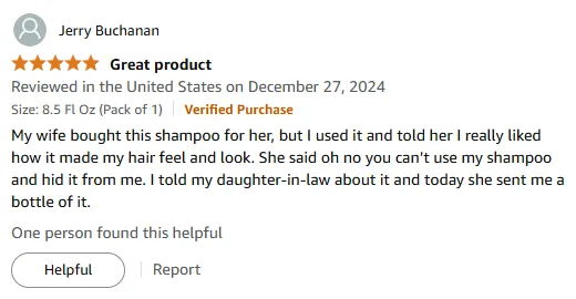 I Love How This Shampoo Makes My Hair Feel