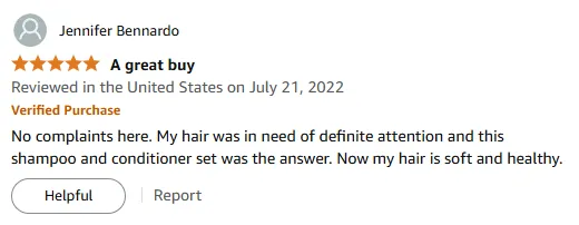 My Hair Saved by Shampoo Conditioner Set