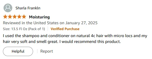My Honest Review: Shampoo for 4C Hair and Micro Locs
