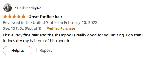 My Volumizing Shampoo Review for Fine Hair