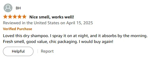 My Dry Shampoo Review: Overnight Absorption & Fresh Scent