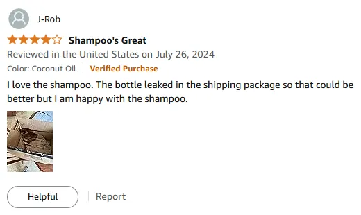 My Shampoo Review: Excellent Despite Leakage