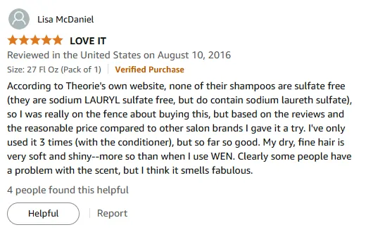 My Soft Shiny Hair with Theorie Shampoo