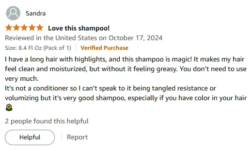 I Love This Shampoo for Colored Hair: Clean & Moisturized