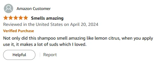 I Love Lemon Citrus Shampoo with Rich Suds