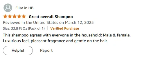 My Family's Favorite Gentle Luxurious Shampoo