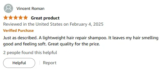 My Lightweight Hair Repair Shampoo for Soft Hair