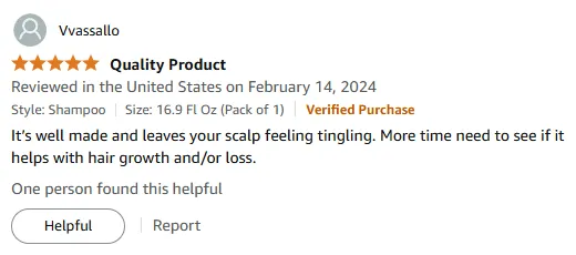 My Shampoo Review: Tingling Scalp for Hair Growth