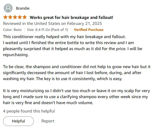 My Hair Breakage Reduced with This Shampoo