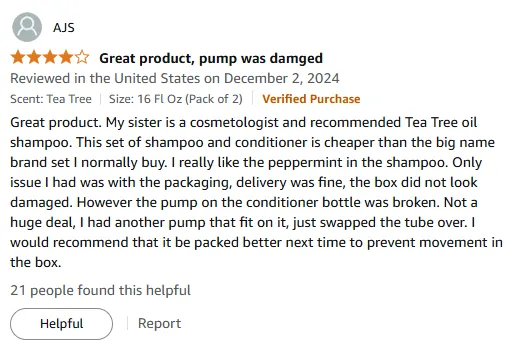 I Love This Affordable Tea Tree Shampoo Set
