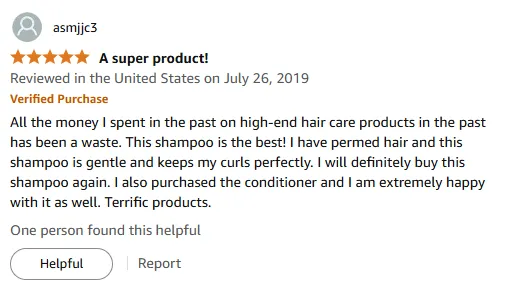 My Best Gentle Shampoo for Permed Curly Hair