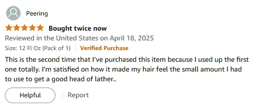 My Go-To Shampoo for Rich Lather and Soft Hair