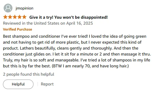 My Best Shampoo: Eco-Friendly and Soft Hair