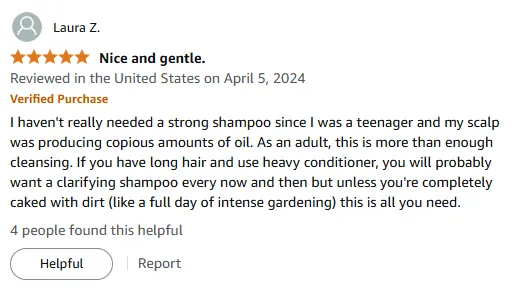 My Go-To Gentle Shampoo for Clean Adult Hair
