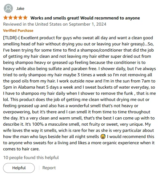 My Sulfate-Free Shampoo for Sweaty Days