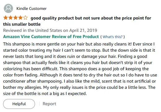 My Honest Review of Color-Protecting Gentle Shampoo