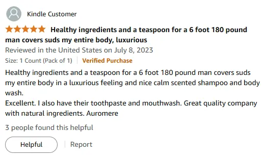 My Auromere Shampoo Review with Natural Ingredients