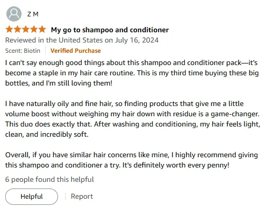 I Love This Shampoo for Oily Hair Volume Boost