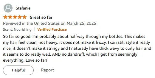 My Shampoo Review: Curly Hair Perfected and Dandruff Free