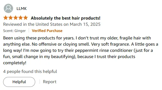 My Trusted Shampoo for Fragile Hair with Soft Scent