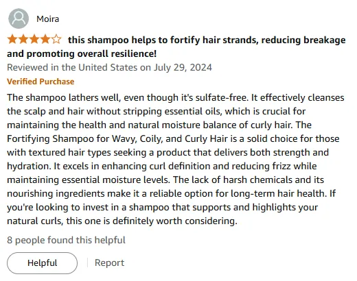 I Love This Sulfate-Free Curly Hair Shampoo