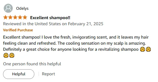 My Revitalizing Shampoo with Cooling Sensation