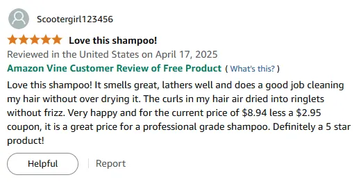 My Shampoo Review: Great Lather & Frizz-Free Curls