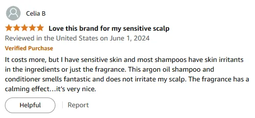 My Sensitive Scalp Loves This Argan Oil Shampoo
