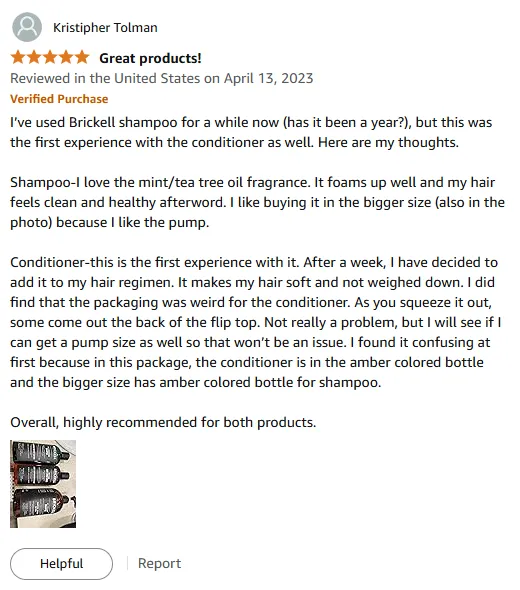 My Brickell Shampoo and Conditioner Review for Healthy Hair