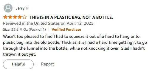 My Shampoo Bag Pouring Struggle and Solution