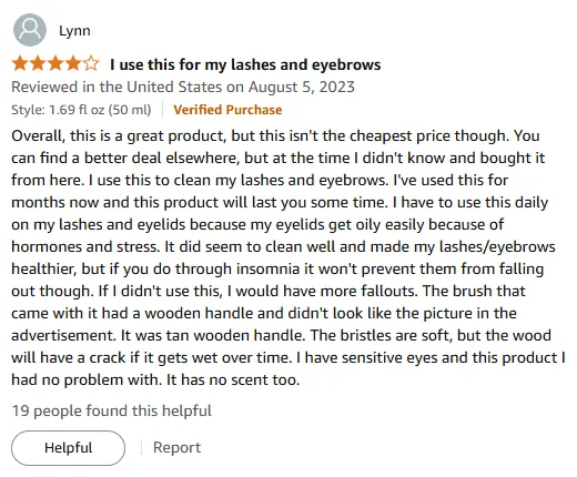 My Daily Eyelash Cleanser for Healthier Lashes