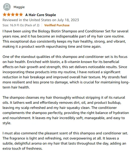 My Biotin Shampoo Secret for Healthy Strong Hair